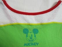 BE912【Disney・ミッキィーマウス】プリント　タンクトップ　訳有　男児　白　120_画像8