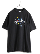90s ■ ルノワール アート プリント Tシャツ メンズ XL / 90年代 オフィシャル 当時物 黒 イラスト ヘビーウェイト ヘインズ 大きいサイズ_画像1