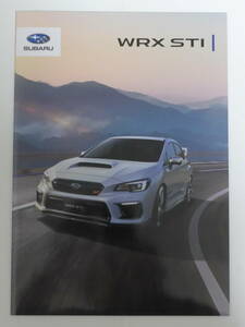 スバル WRX STI VAB F型 EJ20 2019年10月 カタログ(パンフレット） 