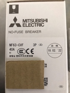 三菱電機　ノーヒューズブレーカー　NF63-CVF 3P 40A 新品未使用品