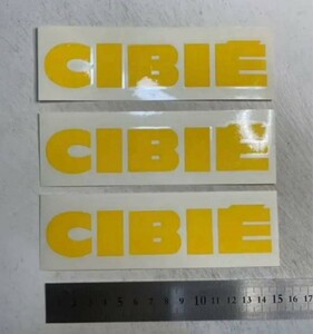 モータースポーツ　旧車　シビエ　CIBIE　　切り文字ステッカー　カッティングステッカー　防水仕様　ドレスアップ　カスタマイズ