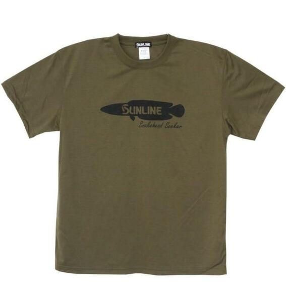 【新品】サンライン Tシャツ DRY 雷魚