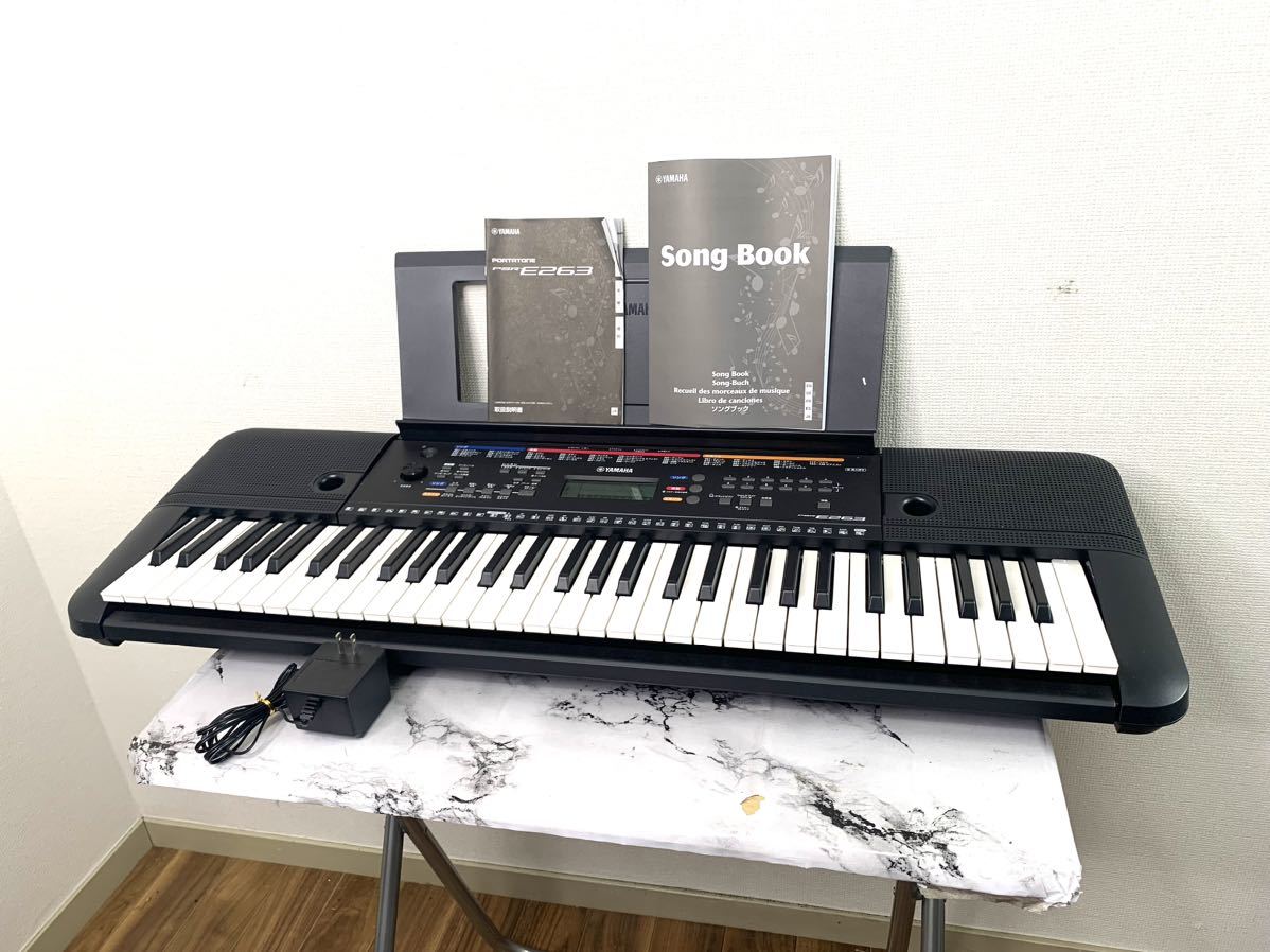 ☆極美品☆YAMAHA 電子ピアノ PSR-E263 別売スタンド付き - JChere雅虎