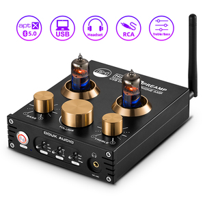 Douk Audio P1 HiFi Bluetooth 5.0 真空管プリアンプ USB DAC APTX プリアンプ（DZ066G）