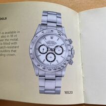 006【超希少必見】ロレックス デイトナ冊子 1998年度版 ROLEX COSMOGRAPH DAYTONA 逆6 段落ち_画像4