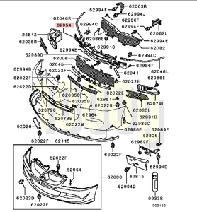 【三菱純正新品】MITSUBISHI 未使用品 ★超希少品★ CT9A ランエボ8 フロント ホースメント ランサーエボリューション