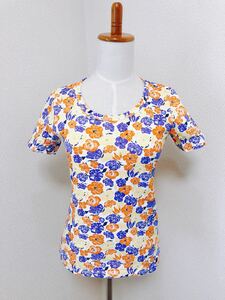 【359】HusHusH/ハッシュアッシュ/花柄半袖カットソー/Tシャツ/M