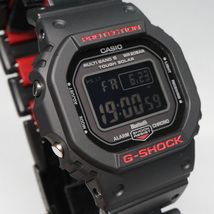 【名古屋】カシオ G-SHOCK Gショック オリジン 5600シリーズ DW-B5600HR-1DR 並行 電波ソーラー メンズ腕時計 男_画像3