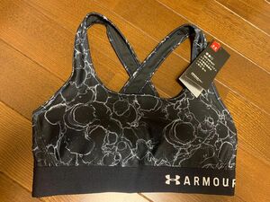 アンダーアーマー　スポーツブラ　Mサイズ　ミッドインパクト　UNDER ARMOUR BRA