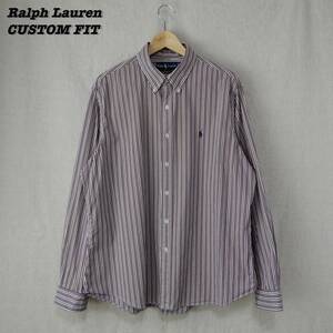 Ralph Lauren CUSTOM FIT Shirts XL SHIRT23109 ラルフローレン カスタムフィット ボタンダウンシャツ