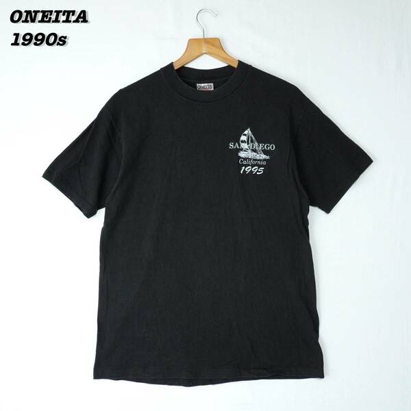 SAN DIEGO 1995 T-Shirts MEDIUM T186 1990s Made in USA ONEITA オニータ 1990年代 アメリカ製 Tシャツ