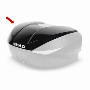 SHAD(シャッド) バイク ケース・バッグアクセサリー SH58X専用カラーパネル ブラックメタル D1B58E21