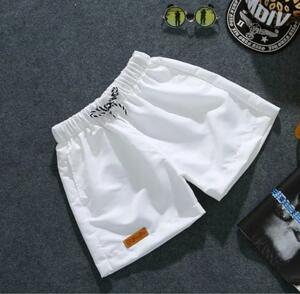  one Point simple short pants shorts L white man and woman use new goods 2