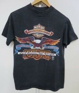 ☆希少 レア 1983 80's ビンテージ HARLEY-DAVIDSON ハーレーダビッドソン Hanes社製 Tシャツ イーグルプリント MADE IN USA サイズS☆