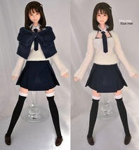 *blue rose* 1/6 カスタムドール (カスタムヘッド＋ボディ＋衣装+靴＋イス) フルセット ◆花恋◆ オビツ01 customdoll ☆首穴加工済み☆_画像7