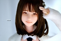 *blue rose* 1/6 カスタムドール (カスタムヘッド＋ボディ＋衣装+靴＋イス) フルセット ◆花恋◆ オビツ01 customdoll ☆首穴加工済み☆_画像9