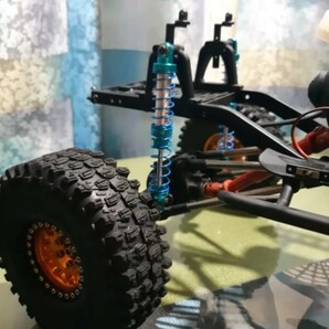 RC4WD AXIAL Gmadeクローラー130mm-120mmデュアルスプリング車高調アルミオイルダンパーD110 SCX10Ⅱ Ⅲ CC01CC02改D90レイスMST CFX CMX他の画像8