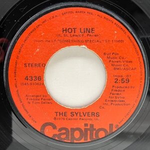 USオリジナル THE SYLVERS Hot Line / That's What Love Is Made Of ('76 Capitol) キッズ・ちびっ子ソウル ミディアム・メロウ 45RPM.