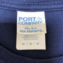 USA 古着 半袖 Tシャツ port&company ネイビー紺 メンズM ポートアンドカンパニー プリントT キャンディー古着卸 BA1023_画像5