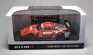 「NISMO箱」エブロ No.9999K-REM44 1/43 MOTUL AUTECH Z SUPER GT 2006 No,22 SILVER/RED