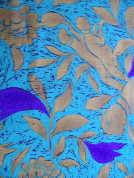 40幅110cm×130cm※綿ローン?※動物柄※グリーン系※洋裁※手芸※インテリア※小物作りに※雑貨作りに