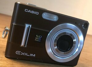 SS-546■送料無料■CASIO 5.0 MEGA PIXELS DIGITAL CAMERA EX-Z55 EXILIM デジタルカメラ 159g●ジャンク扱い/くATら