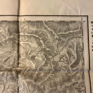 RR-3314 ■送料無料■ 山梨県 甲府 笛吹川 富士山 地図 古地図 古書 古文書 案内 印刷物 明治27年 縦46cm 横58cm アンティーク/くKAらの画像3