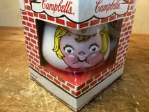 TT-43■送料込■ キャンベルスープ Campbell Soup Kids マグカップ スープカップ 缶 陶器 インテリア 置物 1676g●未開封●未使用品/くGOら_画像10