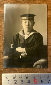 RR-3237 ■送料無料■ 旧日本軍 海軍 軍隊 大日本帝国海軍 軍人 水兵 水兵帽 セーラー服 写真 古写真 印刷物 アンティーク/くKAら