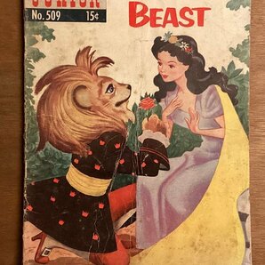 BB-5698 ■送料込■ CLASSICS JUNIOR BEAUTY AND THE BEAST 英語版 漫画 海外 アニメ 本 古本 冊子 古書 印刷物 ●折れ・汚れ有り/くOKらの画像1