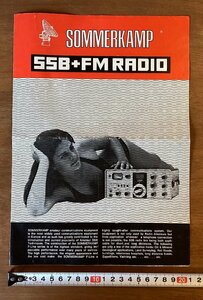 RR-3546 ■送料込■ SOMMERKAMP ゾンマカンプ 55B+FM RADIO ラジオ アンプ トランシーバー 写真 冊子 パンフレット カタログ 印刷物/くOKら