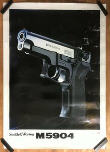 BP-518 ■送料無料■ Smith&Wesson M5904 トイガン 鉄砲 銃 ピストル コクサイ 大型サイズ ポスター 印刷物 レトロ アンティーク/くMAら