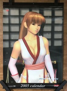 KK-5874 ■送料無料■ 2005 DEAD OR ALIVE デッド オア アライブ calendar カレンダー 格闘ゲーム ポスター 印刷物 アンティーク /くMAら