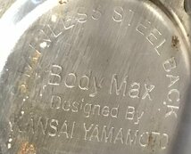 SS-586■送料無料■Body Max KANSAI YAMAMOTO デジタル腕時計 時計 メンズ アンティーク レトロ 34g ●ジャンク扱い/くATら_画像10