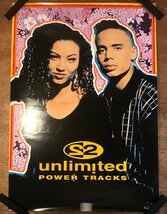 KK-5962 ■送料込■ 2 Unlimited 2アンリミテッド ハードコアテクノ POWER TRACKS 音楽 ポスター 印刷物 レトロ アンティーク /くMAら_画像1