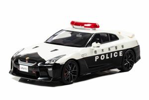 ★1/18 日産 GT-R (R35) 2018 栃木県警察高速道路交通警察隊車両 H7181801 レイズ