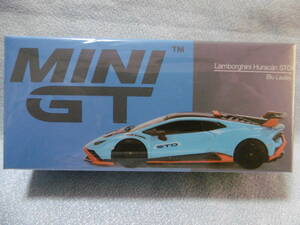 未開封新品 MINI GT 475 Lamborghini Huracan STO Blu Laufey