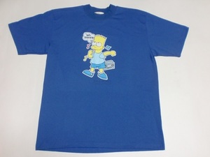 ザ シンプソンズ バード Tシャツ サイズ表記無し不明 L？青色 ダンス ダンス yoDUDES! Bart The Simpson 050582不 T-shirt 23