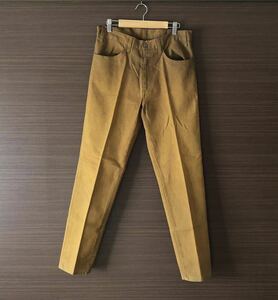 70's LEVI'S STA-PREST PANTS BROWN BIG E