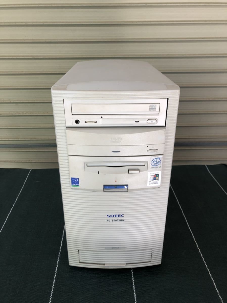 ☆Sotec PC Station 中古品 ソーテック デスクトップパソコン 通電確認