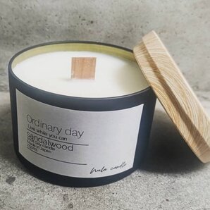 焚火キャンドル Ordinaryday ラベンダー キャンプにおすすめ、手作りキャンドル