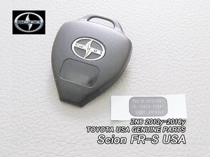 トヨタ86/SCION/ZN6サイオンFR-S純正USキーカバー表側(SCIONマーク入り)/USDM北米仕様FRSハチロクTransmitterトランスミッターUSAカバーGT