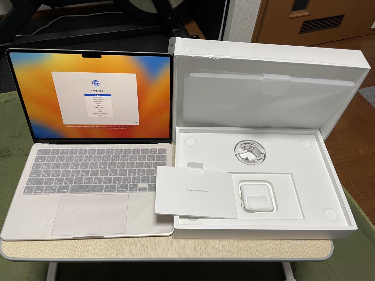 極美品 充放電回数8回】整備済製品 2022 13インチ M2 MacBook Air 8GB