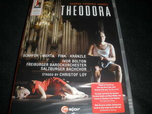 新品 DVD ヘンデル オラトリオ テオドーラ シェーファー メータ フィンク ボルトン ロイ ザルツブルク Handel Theodora