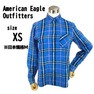 [XS]American Eagle женский рубашка американский стандарт довольно большой 