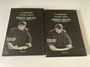 海外盤DVD「Lennart Green　GREEN　MAGIC　Vol.2・Vol.3」2本セット　レナート・グリーン　手品　マジック