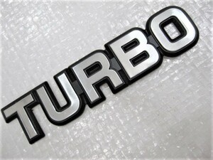 ★希少 ターボ TURBO 日産 スカイライン R30 HR30 ES 新品 SKYLINE 鉄仮面 ロゴ リア エンブレム 1点 旧車4