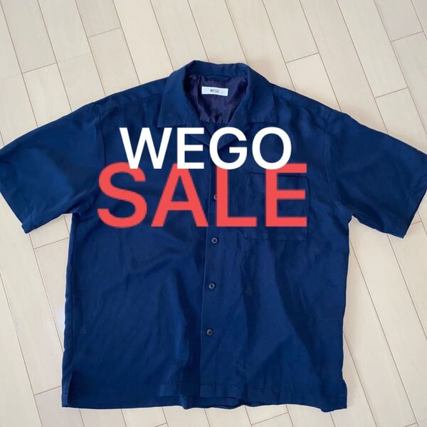 WEGO 半袖シャツ オープンカラーシャツ