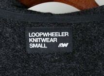 2021 受注会限定 LOOPWHEELER ループウィラー LIGHT CASHMERE 吊り裏毛 ちょい Big ジップ フーディ カシミヤ パーカー S b6782_画像9