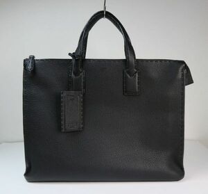 Fendi Fendi Sereria кожаная сумка Black A8881